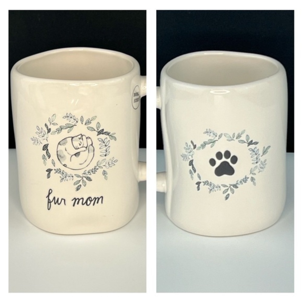 PETS  - Rae Dunn - 3/$48 - ‘Fur Mom - Cat’ ceramic mug. NWT. Firm! Last one!